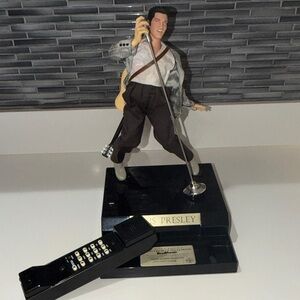 Elvis Presley Collectible Figurine with Microphone
